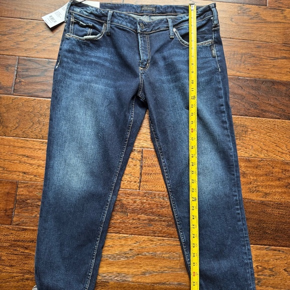 Silver Jeans Denim - Silver Boyfriend Midrise Slim Womens Jean